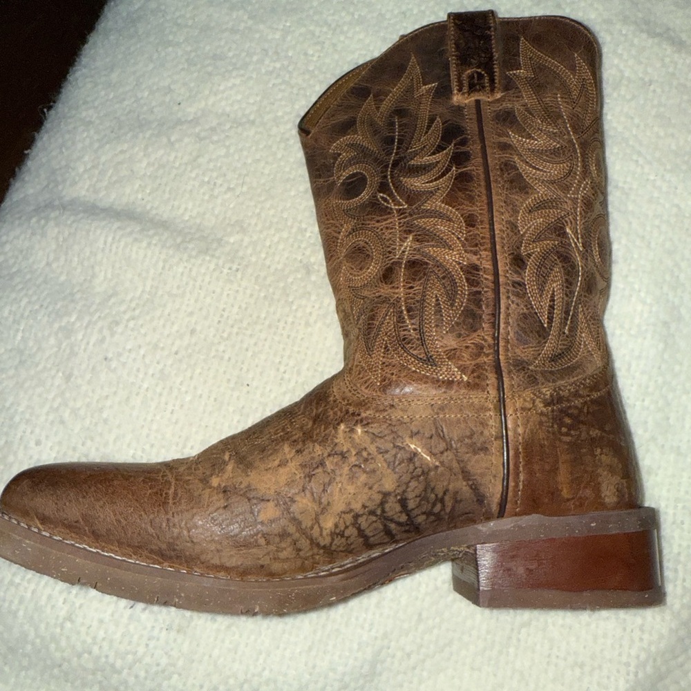 LAREDO MEN'S RUSTIC RANCHER STOCKMAN BOOTS - Picture 5 of 16